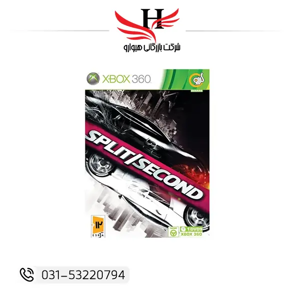 بازی Split Second Xbox 360 نسخه اصلی 1DVD9 | مسابقه‌ای انفجاری با تخریب محیط | خرید تکی و عمده از هیوارو